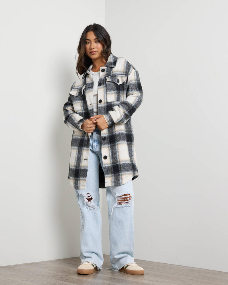 Ava And Ever Roxie Long Shacket for Womens