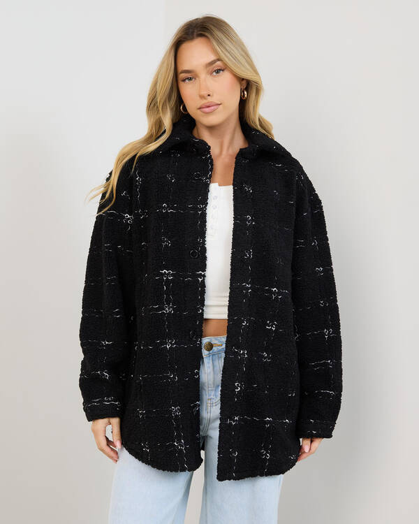 Rusty Alma Sherpa Jacket for Womens