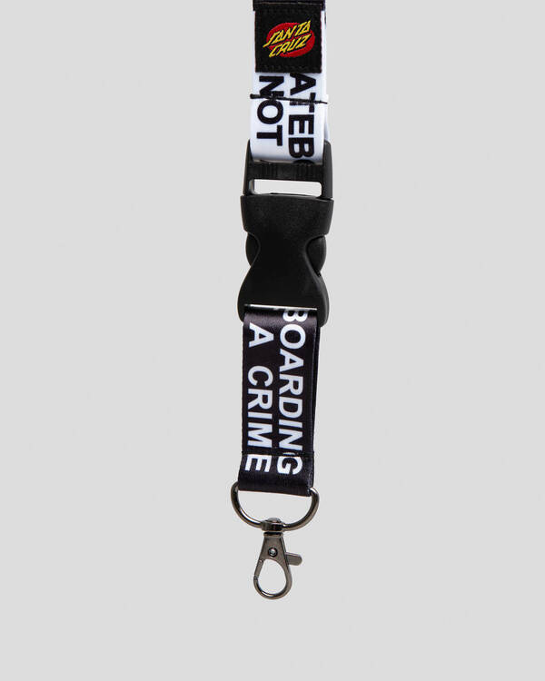 Santa Cruz Not A Crime Lanyard for Unisex