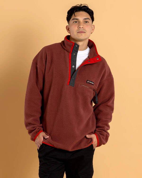 Columbia Helvetia Half Snap Fleece Sweatshirt for Mens