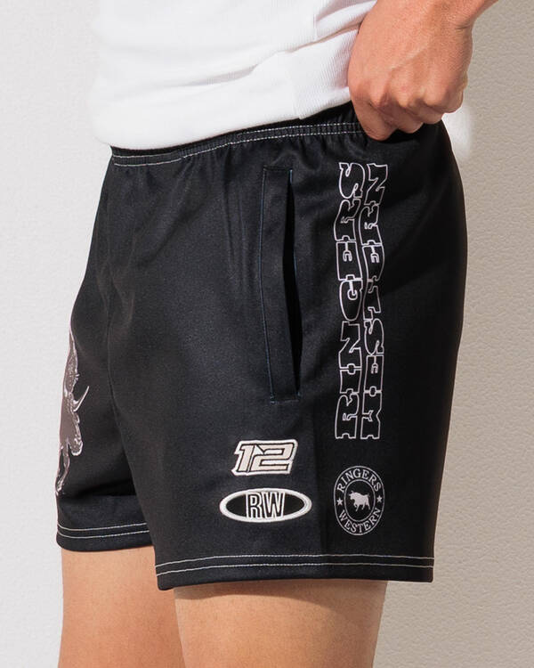 Ringers Western Dust Devil Footy Shorts for Mens