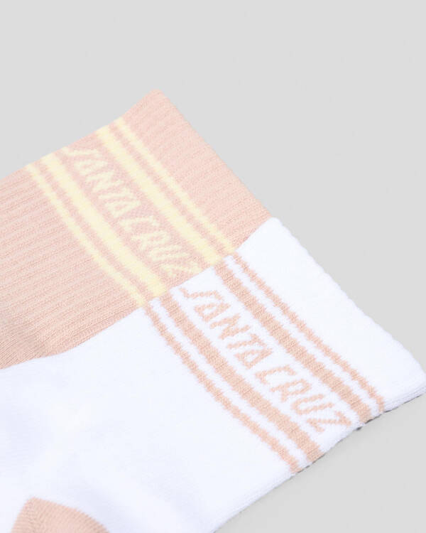 Santa Cruz Women's Club Strip Mid Sock Pack for Womens