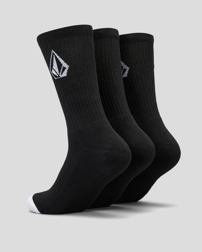 Volcom Full Stone Recycled Crew Socks 3 Pack for Mens