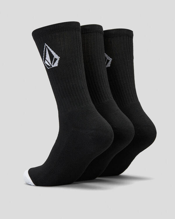 Volcom Full Stone Recycled Crew Socks 3 Pack for Mens