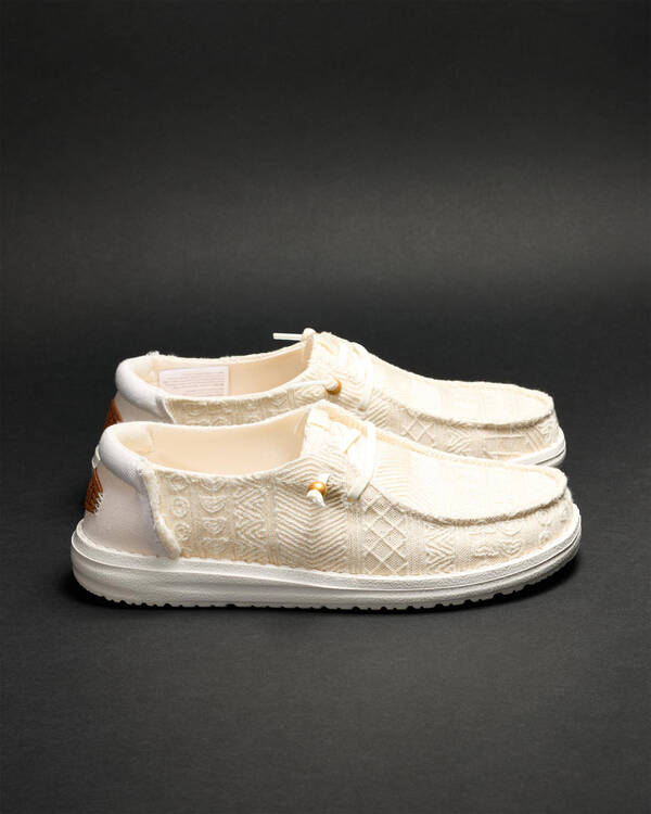 HEYDUDE Wendy Crochet Lace Shoes for Womens