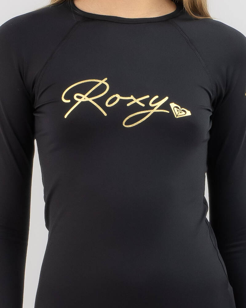 Roxy Girls' Beach Love Long Sleeve Rash Vest for Womens