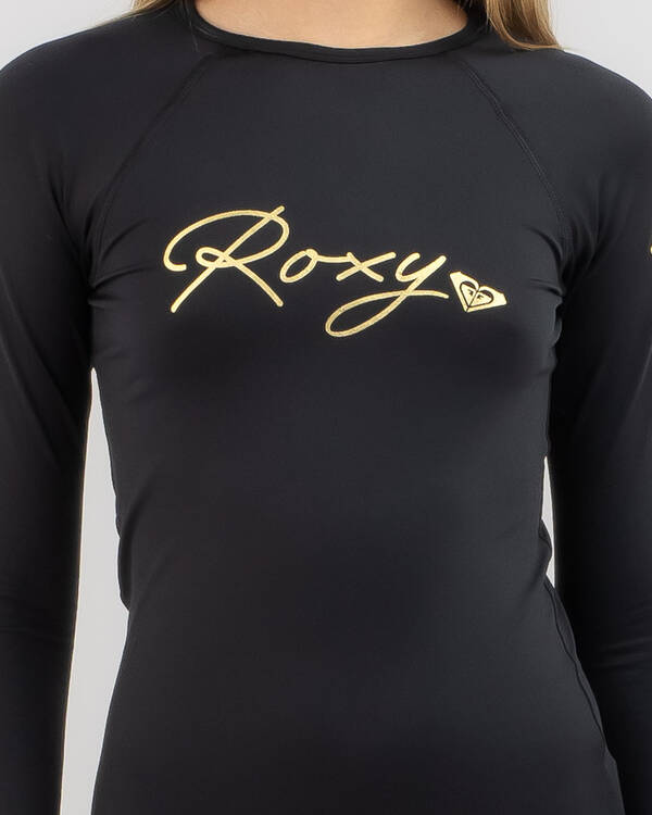 Roxy Girls' Beach Love Long Sleeve Rash Vest for Womens