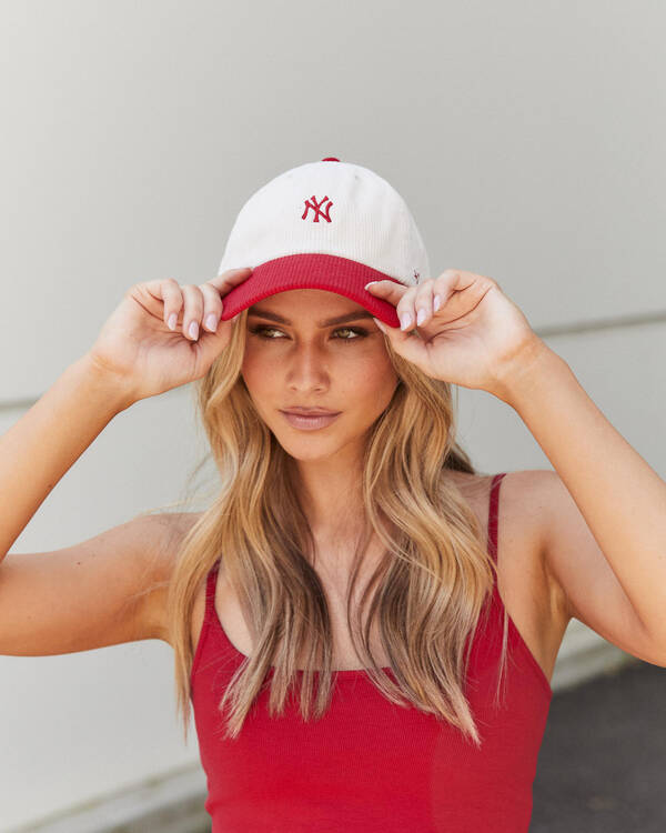 Forty Seven NY Yankees Cord Cap for Womens