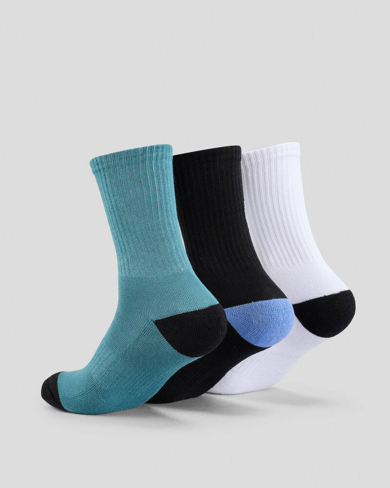 Rip Curl Boys' Logo Crew Socks 3 Pack for Mens