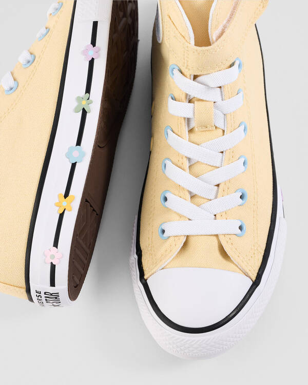 Converse Girls' Chuck Taylor All Star Easy On Bubble Flowers Shoes for Womens