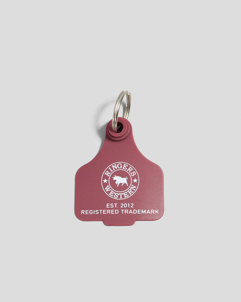 Ringers Western Cattle Tag Keyring for Unisex