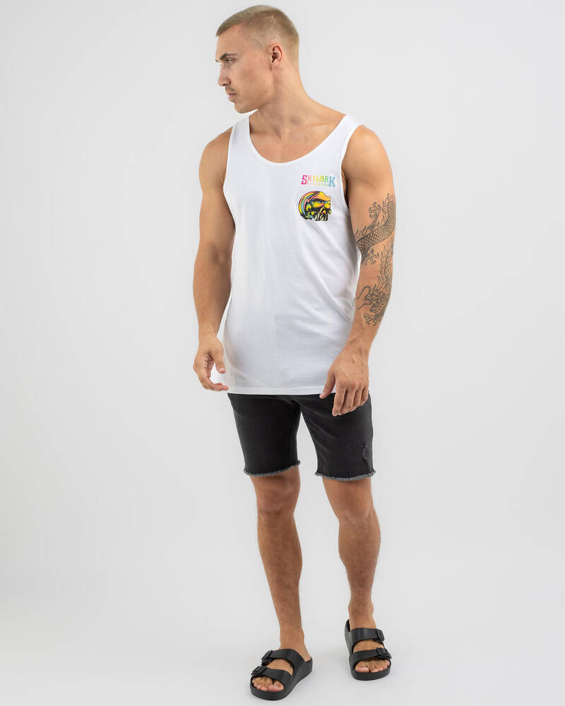 Skylark Psychedelic Singlet for Mens