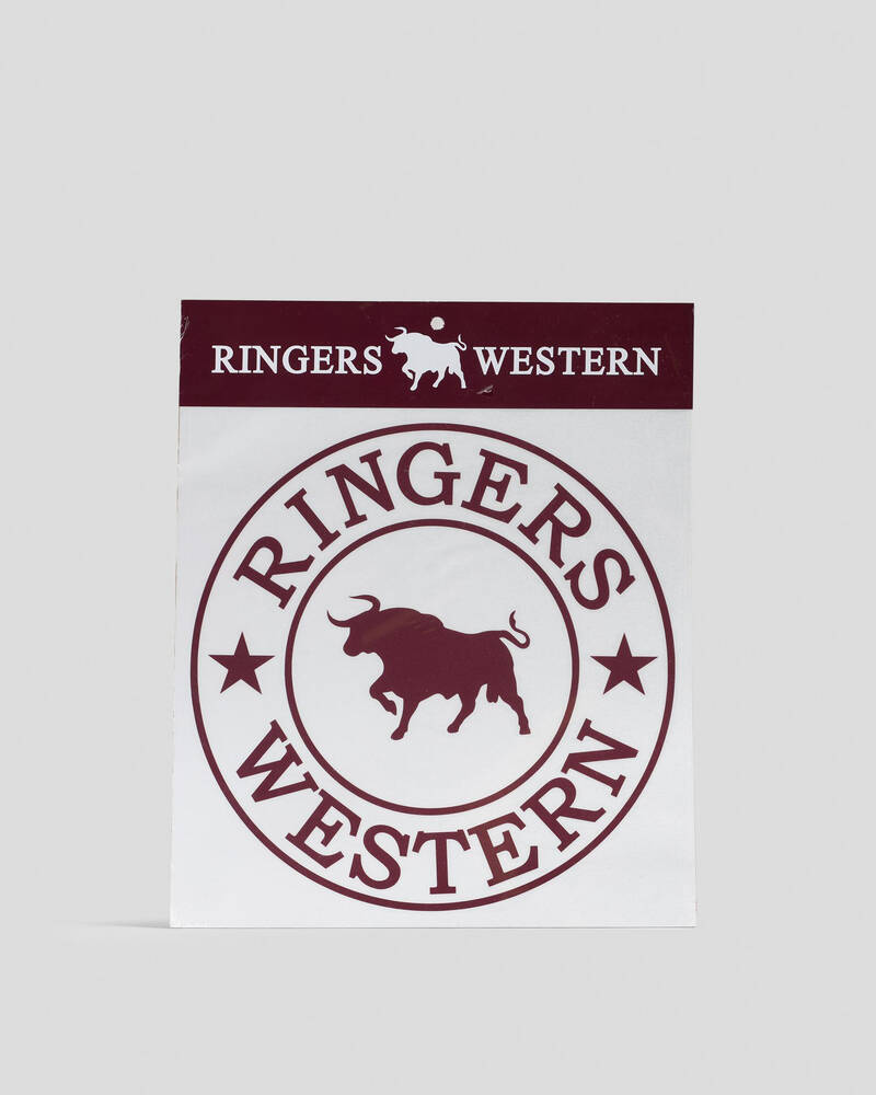 Ringers Western Classic Large Sticker for Mens