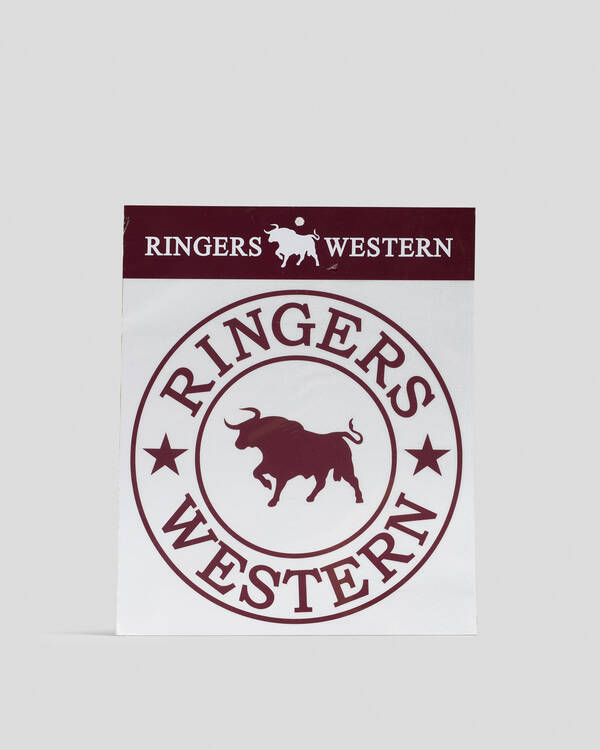 Ringers Western Classic Large Sticker for Mens