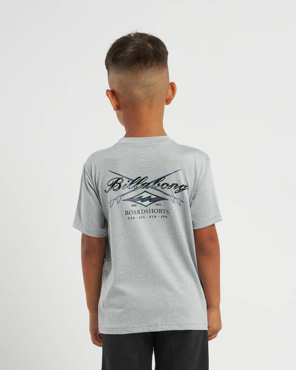 Billabong Toddlers' Crossboards Short Sleeve Rash Vest for Mens