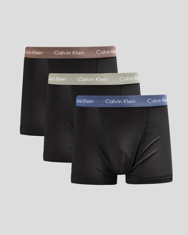 Calvin Klein Cotton Stretch Trunk 3 Pack for Mens