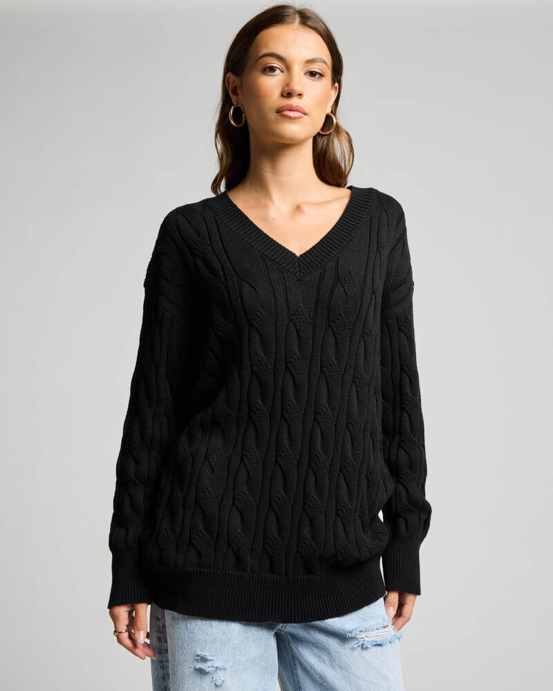 Ava And Ever Cambridge V Neck Knit Jumper for Womens