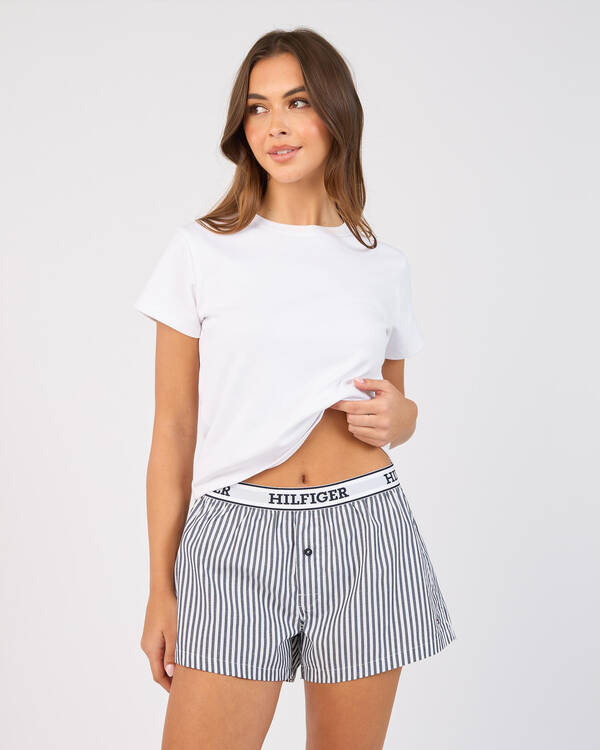 Tommy Hilfiger Hilfiger Monotype Logo Shorts for Womens
