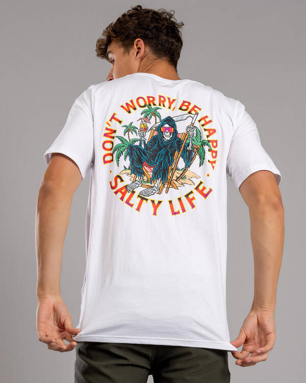 Salty Life Don't Worry T-Shirt for Mens