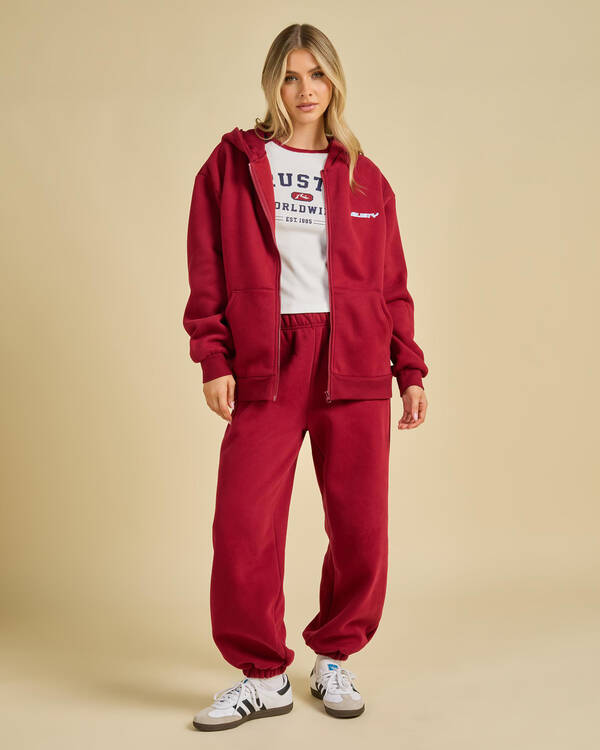 Rusty Flip Mommy Zip Through Hoodie for Womens