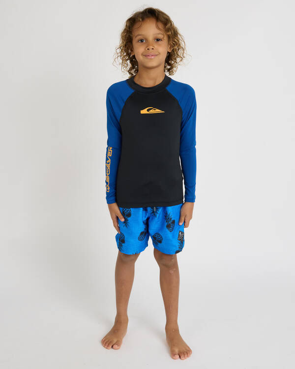 Quiksilver Toddlers' Everyday UPF50 Long Sleeve Rash Vest for Mens