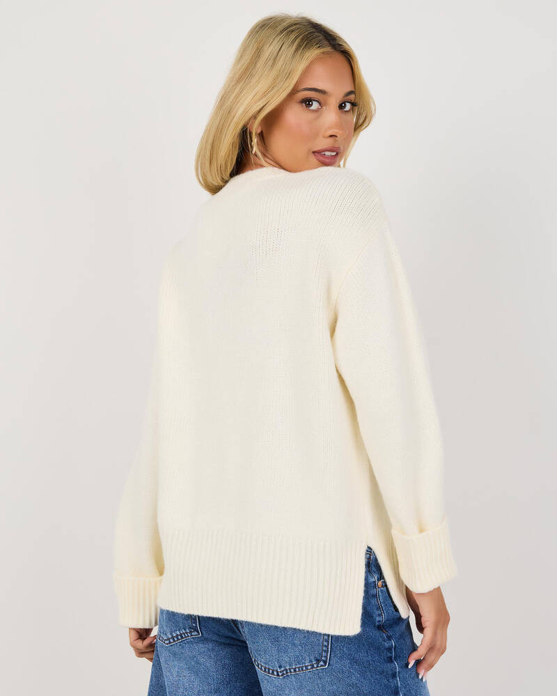 Mooloola Athena Crew Neck Knit Jumper for Womens