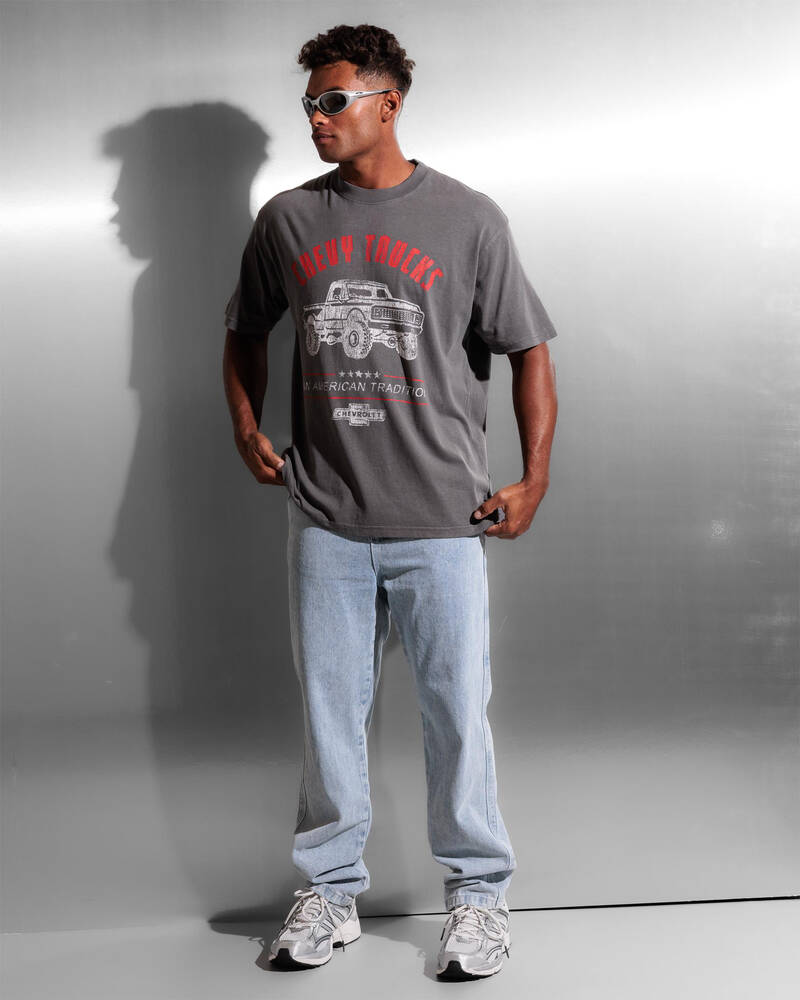 Gilroy Chevrolet Heritage Stamp Vintage T-Shirt for Mens