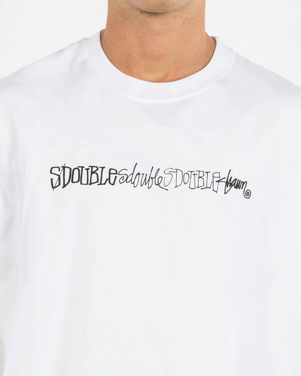 S-Double Script Stacked T-Shirt for Mens