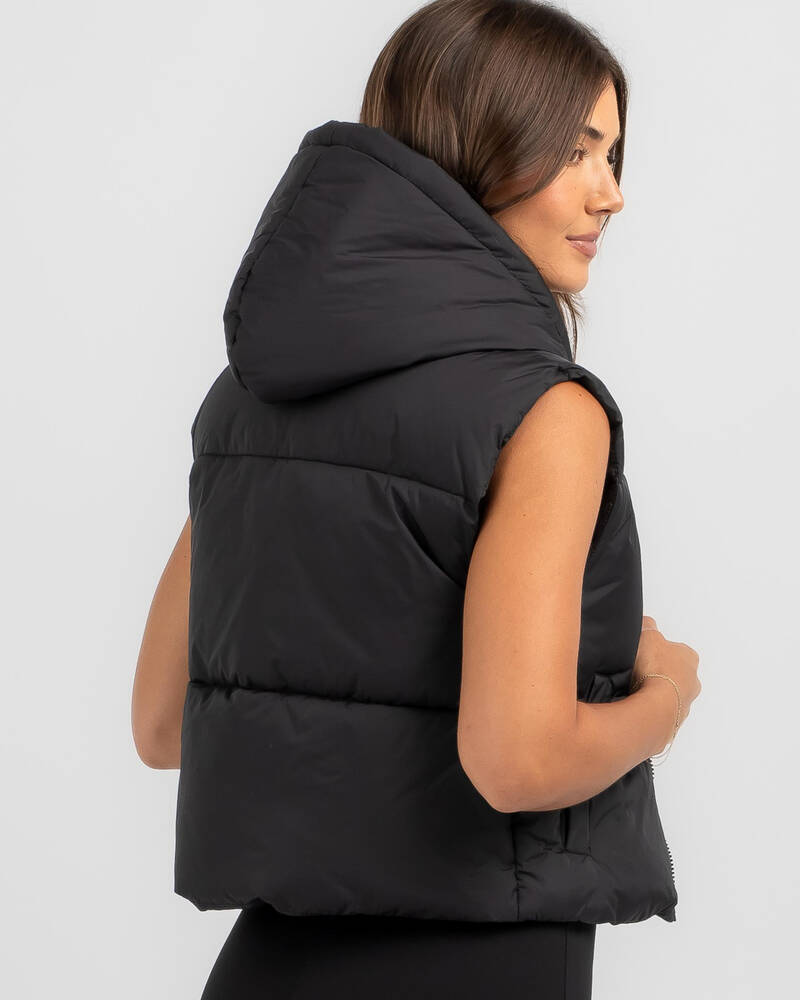 Ava And Ever Icy Hooded Puffer Vest for Womens