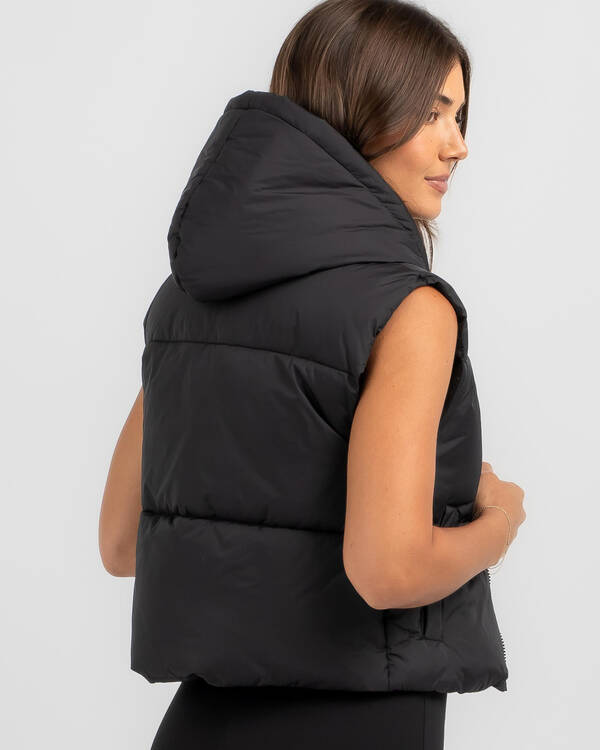 Ava And Ever Icy Hooded Puffer Vest for Womens