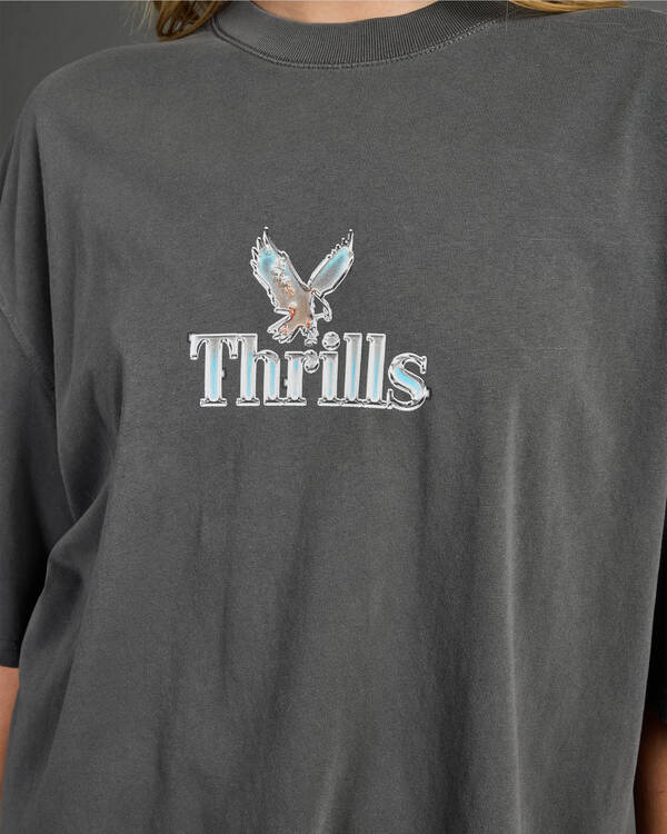 Thrills Strength And Glory Oversized T-Shirt for Womens