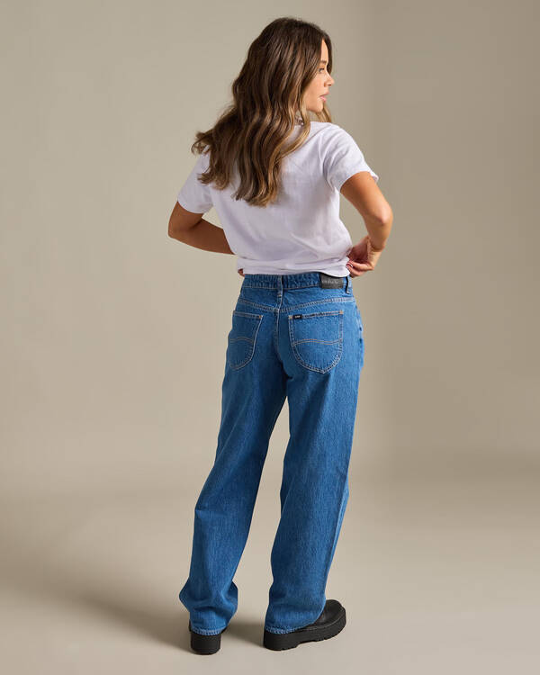 Lee Mid Baggy Jeans for Womens