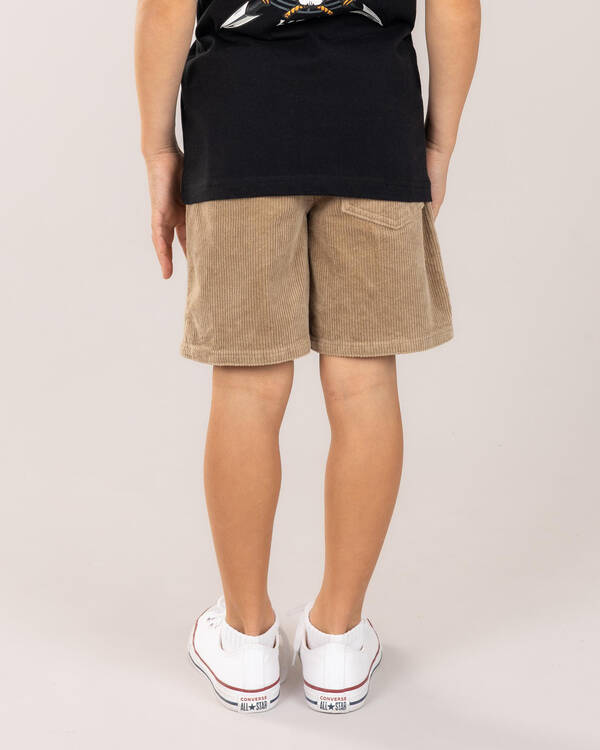Skylark Toddlers' Cord Elastic Waist Shorts for Mens