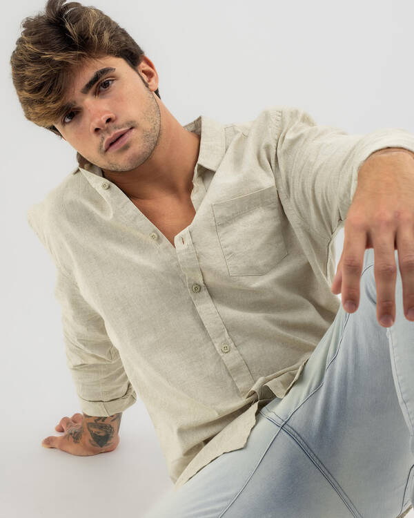 Skylark Hemp Long Sleeve Shirt for Mens
