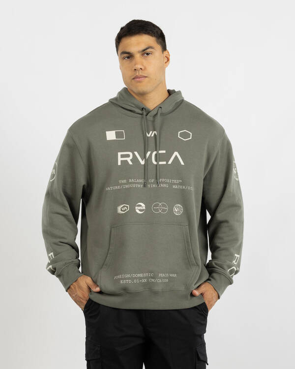 RVCA Multi Icons Hoodie for Mens