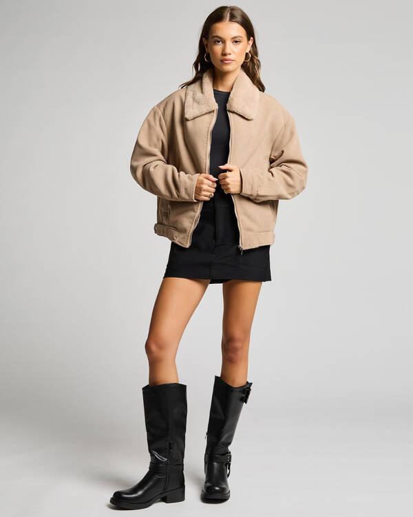 Ava And Ever Wolf Cord Jacket for Womens