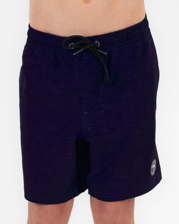 Salty Life Boys' Anchor Point Elastic Waist Shorts for Mens