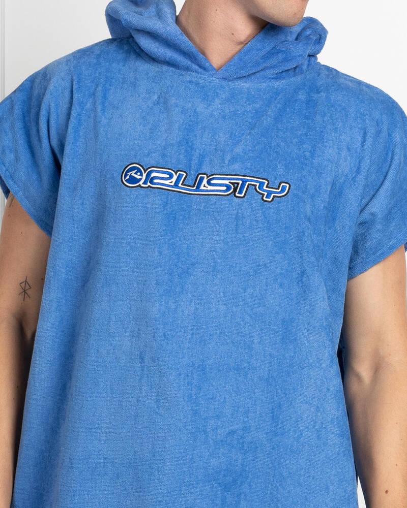 Rusty Just Surfing Hooded Towel for Mens