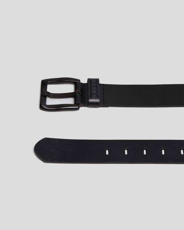 Lucid Onyx Leather Belt for Mens