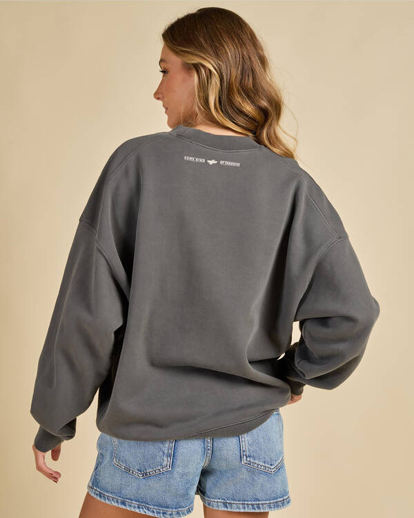 Thrills Road To Paradise Cocoon Panel Crew Sweatshirt for Womens