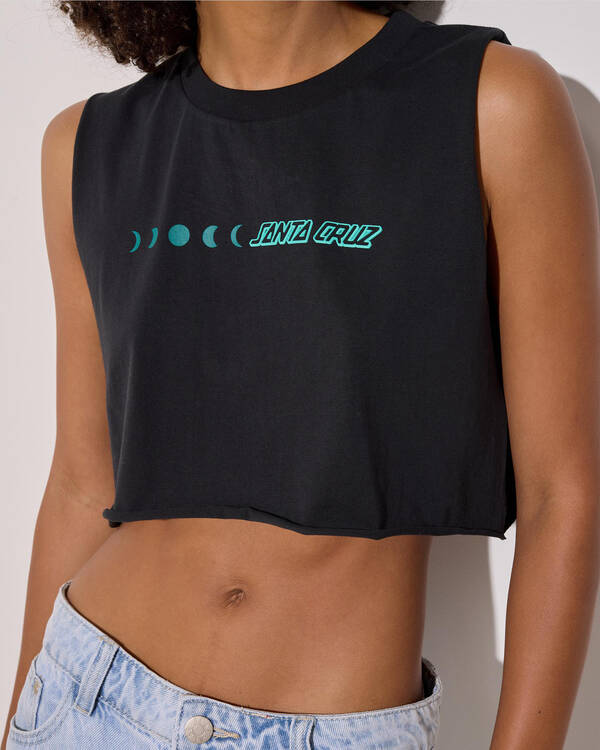 Santa Cruz Phase Dot Centre Muscle Tank Top for Womens