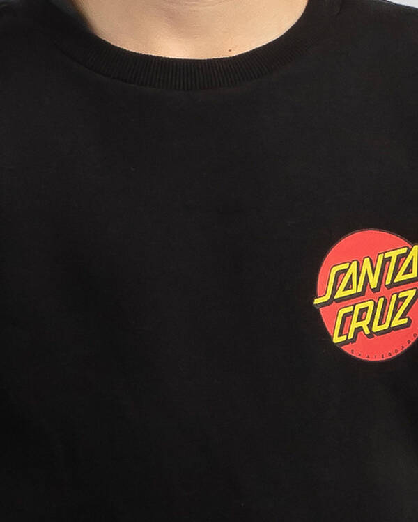 Santa Cruz Boys' Classic Dot Chest Crew Neck Sweatshirt for Mens