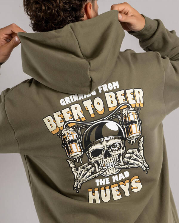 The Mad Hueys Beer To Beer Hoodie for Mens