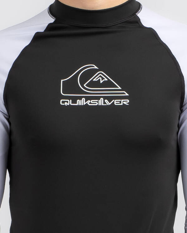 Quiksilver On Tour Long Sleeve Rash Vest for Mens