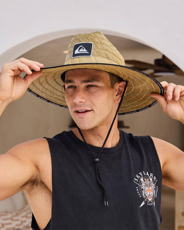 Quiksilver Pierside Taper Straw Hat for Mens