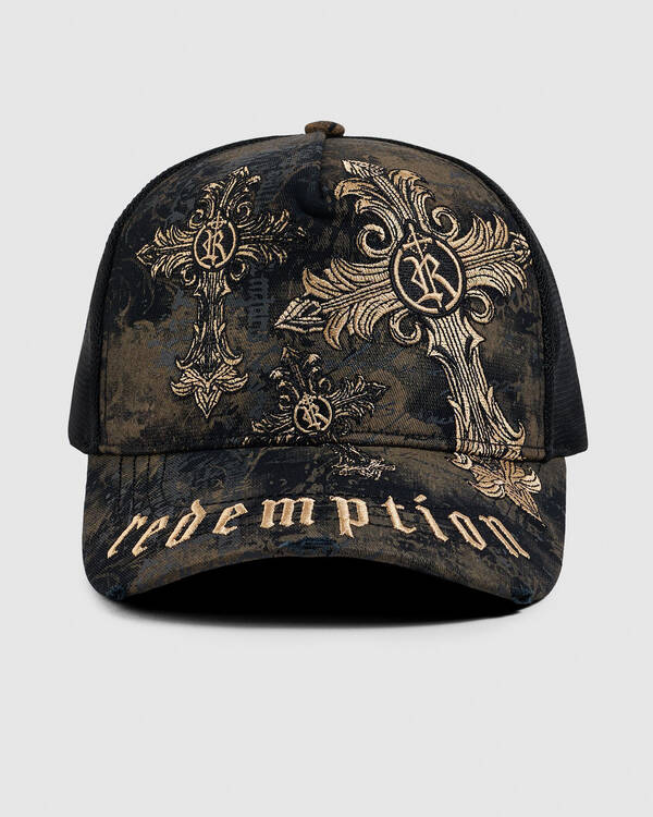 Redemption Rosary Trucker Cap for Mens