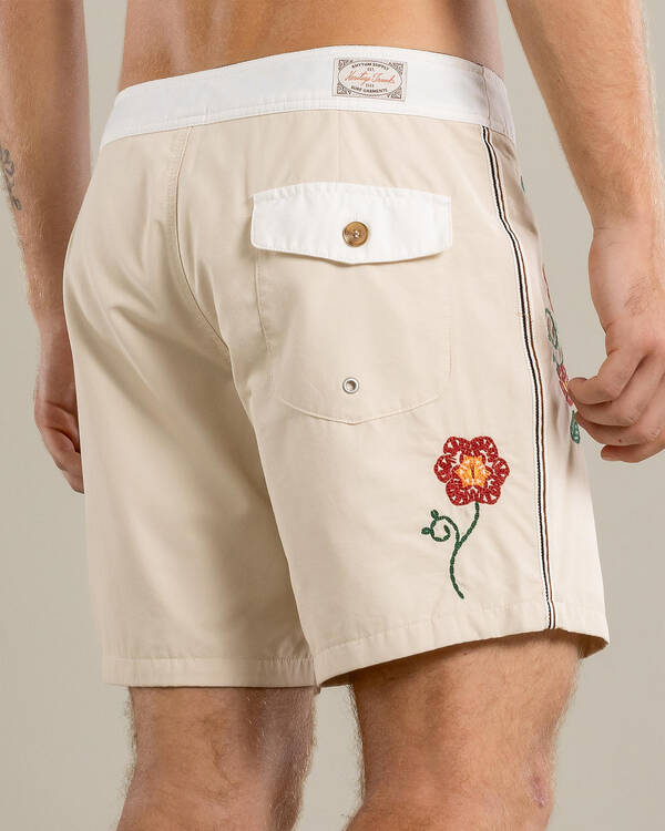 Rhythm Heritage Flower Trunk Board Shorts for Mens