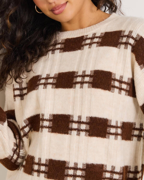 Ava And Ever Orion Crew Neck Knit Jumper for Womens