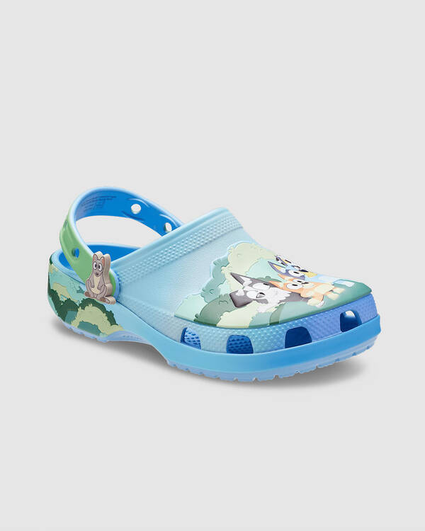 Crocs Toddlers' Bluey Best Buddies Classic Multi Clogs for Unisex