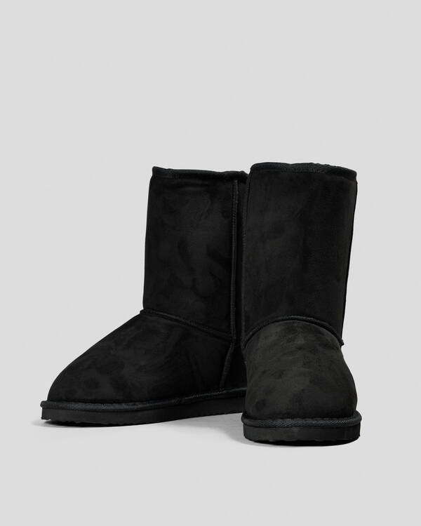 Jacks Mammoth Black Boots for Mens